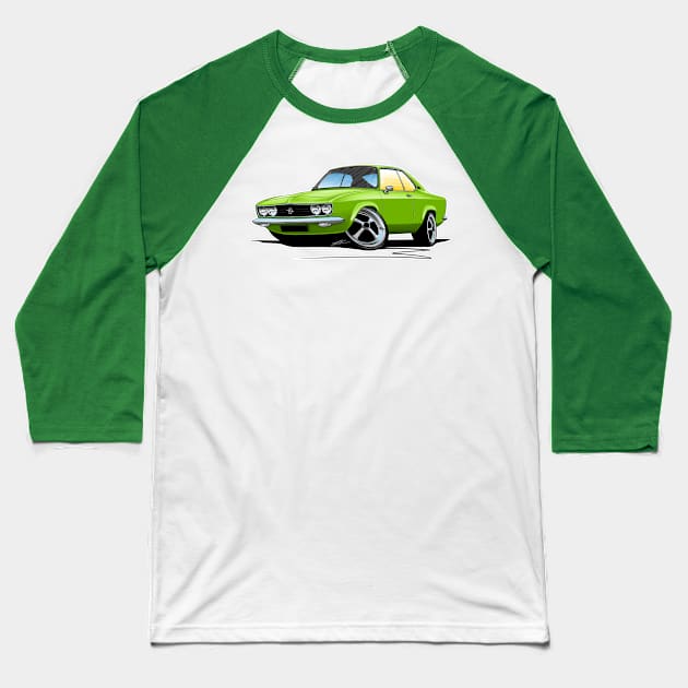 Opel Manta A Green Baseball T-Shirt by y30man5